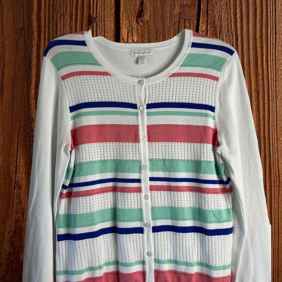 80s Vintage Charter Club knit sweater - Picture 4 of 7